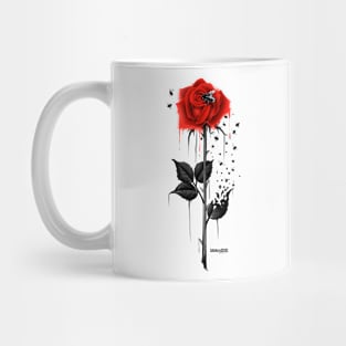 Rose with bees Mug